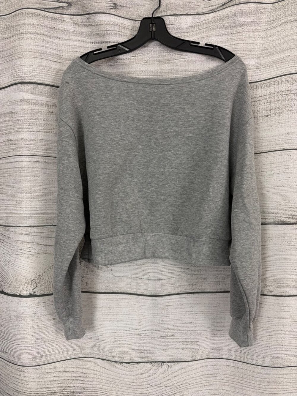 Suzette Collection Cloud Soft Off-Shoulder Sweatshirt Size M/L